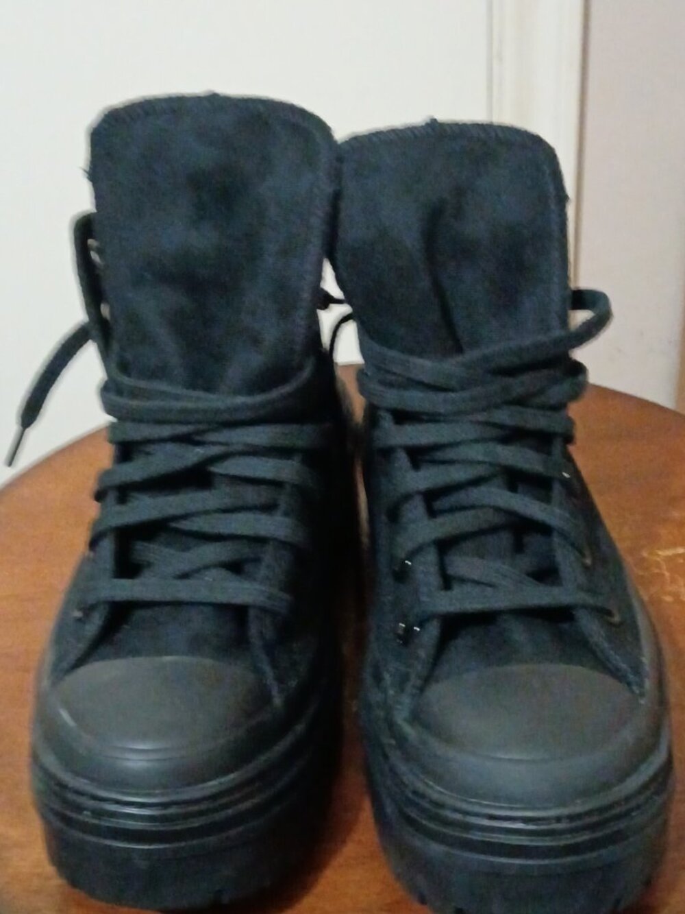 Converse Chuck Taylor Lugged Platform High Top Black Women's Size 7 Mens Size 5 - Picture 5 of 13